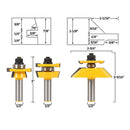 3Pieces Carbide 1/2 Inch ROUTER BITS Set Wood Milling Cutter for wood/milling tools/wood milling cutter