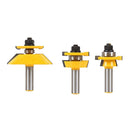 3Pieces Carbide 1/2 Inch ROUTER BITS Set Wood Milling Cutter for wood/milling tools/wood milling cutter