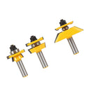 3Pieces Carbide 1/2 Inch ROUTER BITS Set Wood Milling Cutter for wood/milling tools/wood milling cutter