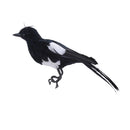 Artificial Birds Plastic Statue Figurine Model Home Garden Decor Ornament Magpie Shaped Cute Statue
