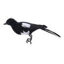 Artificial Birds Plastic Statue Figurine Model Home Garden Decor Ornament Magpie Shaped Cute Statue