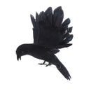 Lifelike Floating Hunting Shooting Garden Decor Toys Flying Crow Decoy Decor
