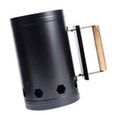 BBQ Barbecue Chimney Starter Charcoal Grill Steel Rapid Quick Fire Lighter