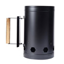 BBQ Barbecue Chimney Starter Charcoal Grill Steel Rapid Quick Fire Lighter