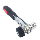 1/4 Inch Drive Handhold Wrench 5-Inch Quick-Release Composite Offset Ratchet for 6.35mm Socket