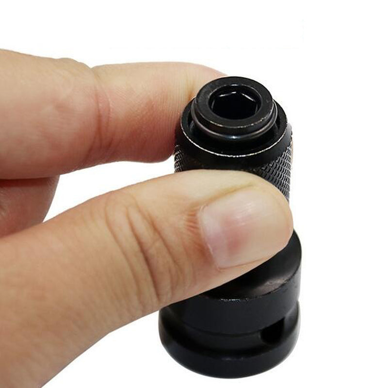 1/2" Drive to 1/4" Hex Quick Release Converter for Impact Wrench Screwdriver Bit