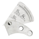 Fan Shape Welding Gauge Angle Height Test Ruler Welding Inspection Gage