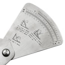 Fan Shape Welding Gauge Angle Height Test Ruler Welding Inspection Gage