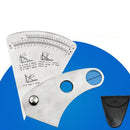 Fan Shape Welding Gauge Angle Height Test Ruler Welding Inspection Gage