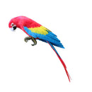 Feather Parrot Animal Kid Toy Bird Lawn Figurine Ornament Home Garden Decoration, Outdoor Statues