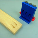 Portable Pocket Hole Jig Drill Guide Woodworking Joinery Set Kit DIY Tool