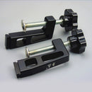 2x Heavy Duty Steel Frame Reinforced Welding Work Clamp - 6 Inch T Slot Grip