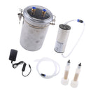 2L Steel Dual Head Electric Milking Machine Milker For Cow & EU Plug