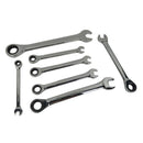 7pcs/set Hand Tool Kit Mechanics Metric Ratchet Wrench Set Fixed Head 8-19mm