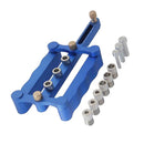 Self Centering Dowel Jig For Corner Edge Surface Joints Drilling Wood Clamp