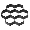 7-Hexagon Walk Maker Concrete Stepping Stone Mold Garden Pathway Mold
