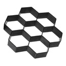 7-Hexagon Walk Maker Concrete Stepping Stone Mold Garden Pathway Mold