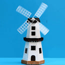 Solar Powered Windmill Lighthouse Garden Landscape Decorations