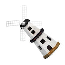 Solar Powered Windmill Lighthouse Garden Landscape Decorations