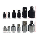 6pcs Performance Tool Set Socket Reducer Adapter 1/4'' - 3/8'' - 1/2'' - 3/4'' Air Impact Socket for Auto & Construction Work Blue Case