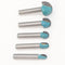 5Pcs 6mm Shank Round Nose Cove Core Box Router Bit Cutter for Woodworking