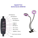 Full Spectrum LED Grow Light Veg Bloom Plants Dual Head for Garden USB Port