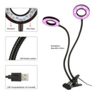 Full Spectrum LED Grow Light Veg Bloom Plants Dual Head for Garden USB Port
