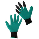 Garden Gloves with Claws on Right Hands For Digging Planting,Quick & Easy to Dig Without Tools, Safe for Rose Pruning (Green)