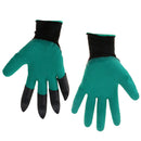 Garden Gloves with Claws on Right Hands For Digging Planting,Quick & Easy to Dig Without Tools, Safe for Rose Pruning (Green)