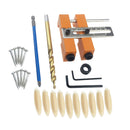 Mini Pocket Hole Jig Kit For Woodworking Joinery And Step Drill Bit Screwdriver Screw Wood Work Tools