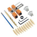 Mini Pocket Hole Jig Kit For Woodworking Joinery And Step Drill Bit Screwdriver Screw Wood Work Tools