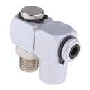 High Quality Aluminum 1/4" Air Hose Connector Adapter Joint Universal 360 Degree Swivel