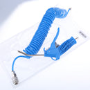 Air Blow Gun KIt Air Compressor Hose Kit with Steel Nozzle Kit & Recoil Hose for Dust Cleaning