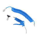 Air Blow Gun KIt Air Compressor Hose Kit with Steel Nozzle Kit & Recoil Hose for Dust Cleaning