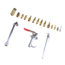 17pcs Air Tool Accessory Kit Pneumatic Zinc Alloy Compressor Hose Blow Gun Tool Set