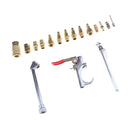 17pcs Air Tool Accessory Kit Pneumatic Zinc Alloy Compressor Hose Blow Gun Tool Set