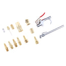 14pcs Air Tool Accessory Kit Pneumatic Zinc Alloy Compressor Hose Blow Gun Tool Set