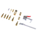 14pcs Air Tool Accessory Kit Pneumatic Zinc Alloy Compressor Hose Blow Gun Tool Set