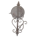 Wall Mounted Cast Iron Vintage Bird Bath Feeder Shabby Chic Garden New