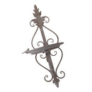 Wall Mounted Cast Iron Vintage Bird Bath Feeder Shabby Chic Garden New