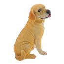 Labrador Dog Figurines Statues Resin Craft Miniature Indoor and Outdoor Decor Fairy Garden Art