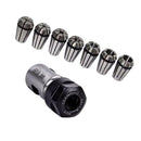 7pcs/Set ER11 Spring Collet Set & 5mm Extension Rod for CNC Milling Lathe Tools