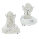 Set of 2 Angels Praying Candlestick Holders 3.94inch Old Retro Style