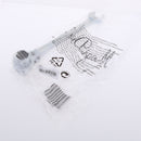19mm-22mm Steel Dog Bone Multi Hex Ratchet Wrench Swivel Head Spanner Tool