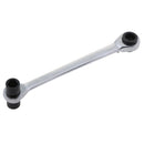 1/4 Inch Socket Wrenches Double End Ratchet Wrench Box Spanner with Black Ratchet Home Improvement DIY