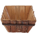 Wooden Garden Planters Indoor Outdoor Plants Flowers Pot Square Display