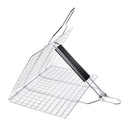 Barbecue Wire Mesh Grilling Basket Net for Fish Vegetables,Stainless Steel BBQ Tool Cookout Accessories