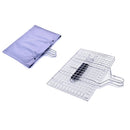 Barbecue Wire Mesh Grilling Basket Net for Fish Vegetables,Stainless Steel BBQ Tool Cookout Accessories