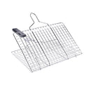 Barbecue Wire Mesh Grilling Basket Net for Fish Vegetables,Stainless Steel BBQ Tool Cookout Accessories
