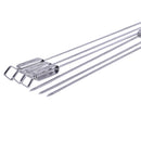Wide Barbecue Skewer BBQ Needle Grill 17.71'',Extensible for Roasted Kebab Chicken Shrimp and Vegetables